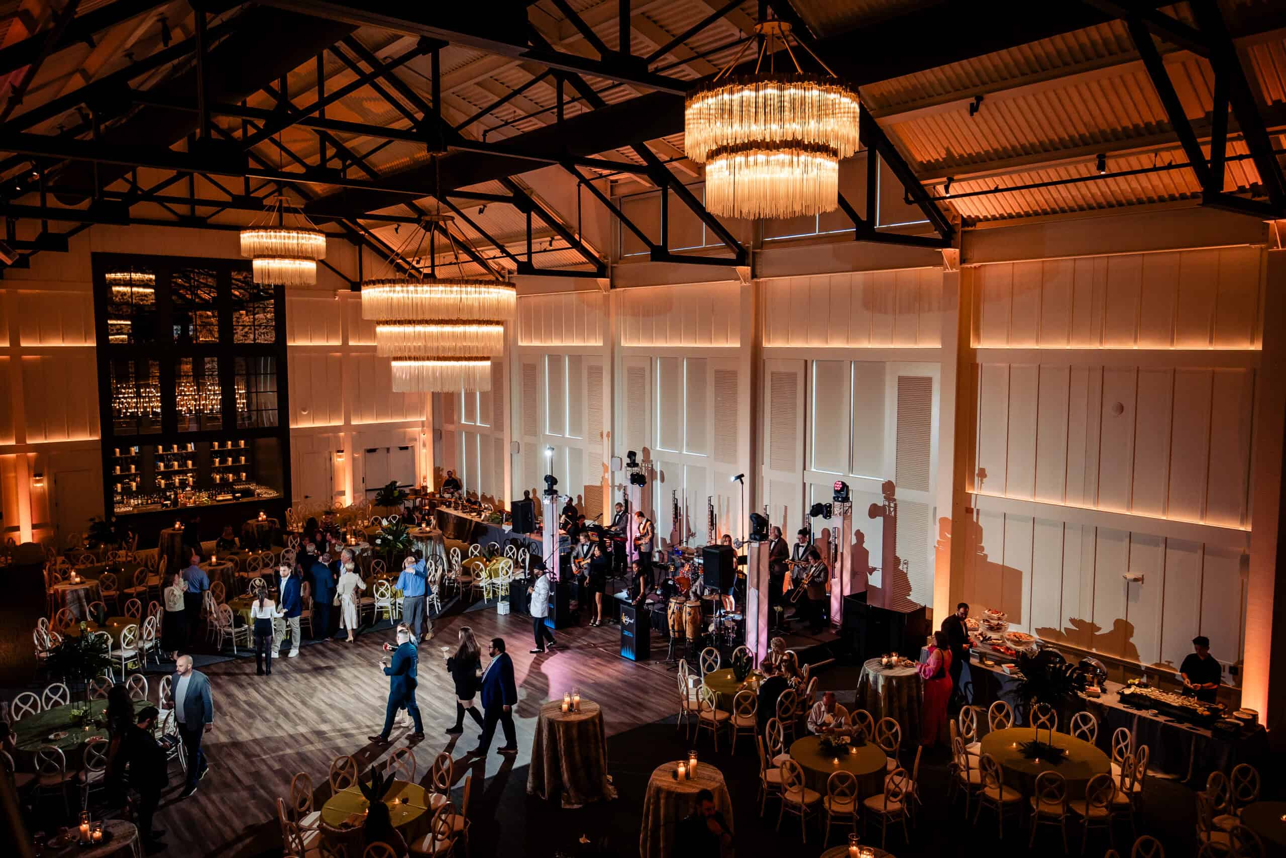 Reception at the ivy by ellis preserve wedding photography